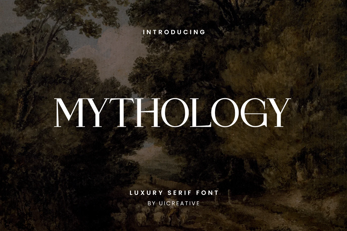 Mythology Luxury Serif Font font preview