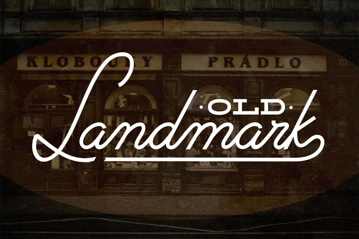 Old Landmark Font font preview