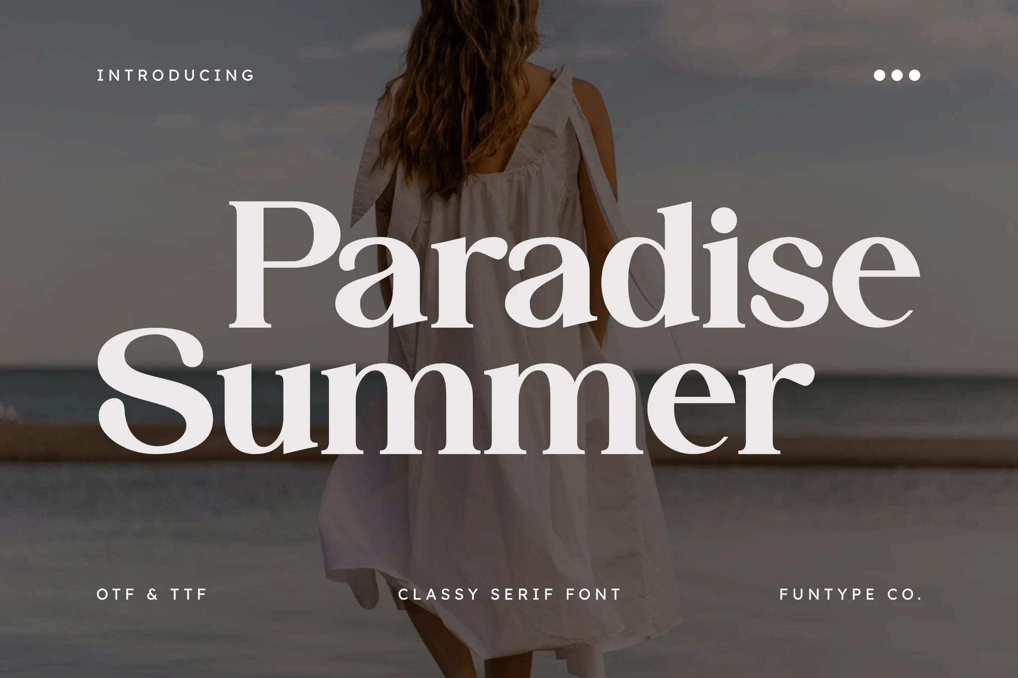 Paradise Summer – Classy Serif Font font preview