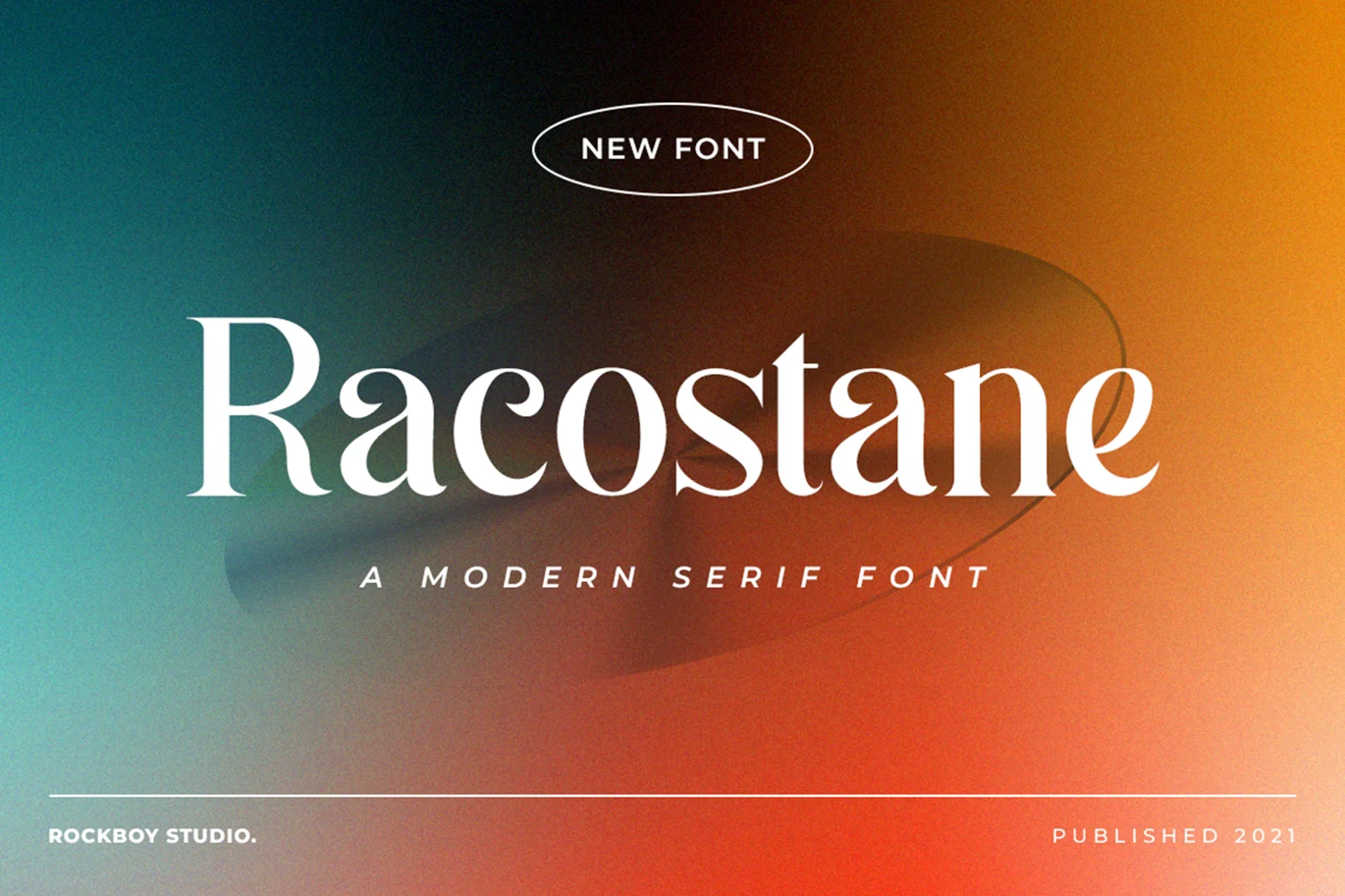 Racostane – Fashion Font font preview