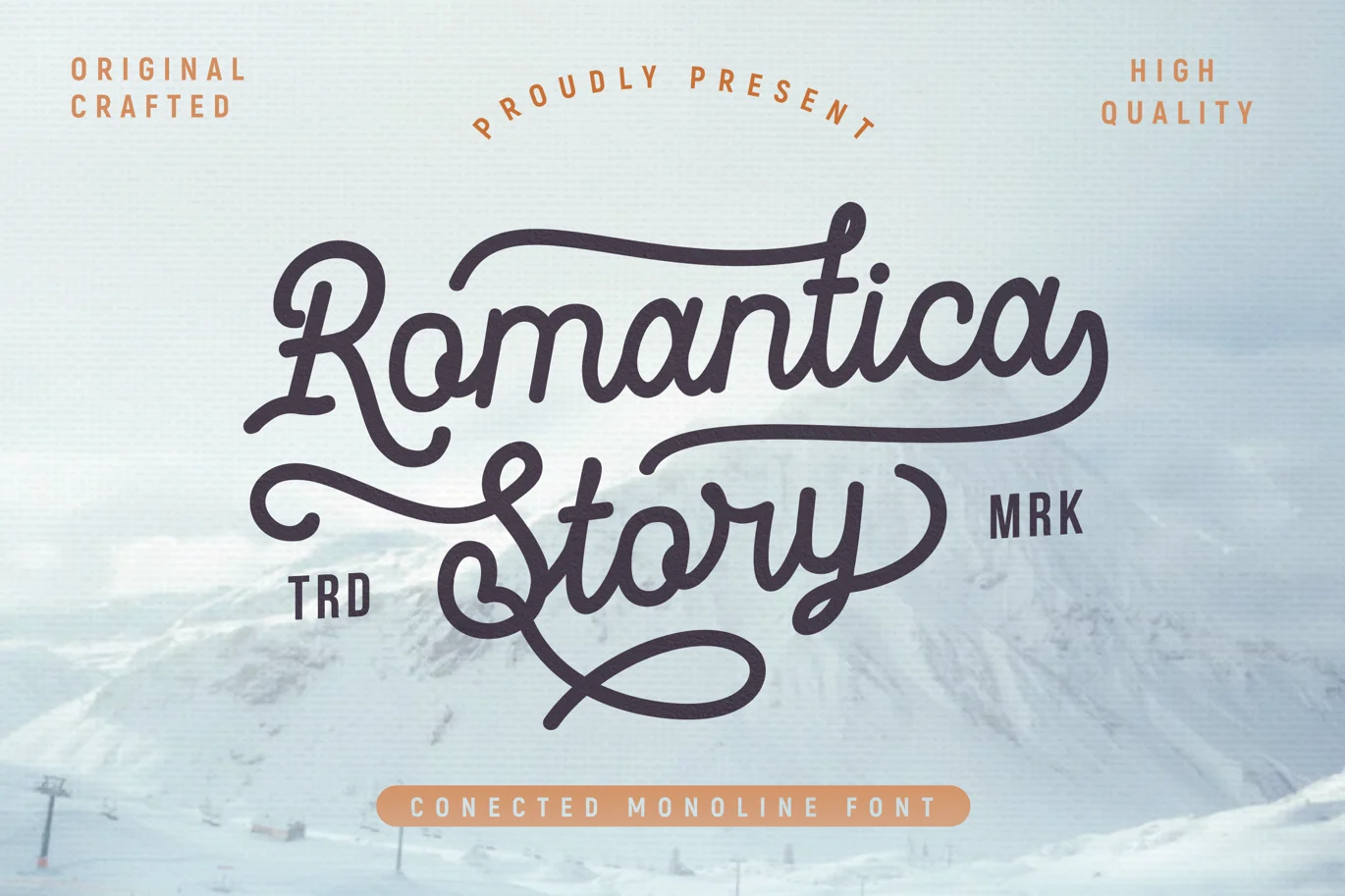 Romantica Story Font font preview