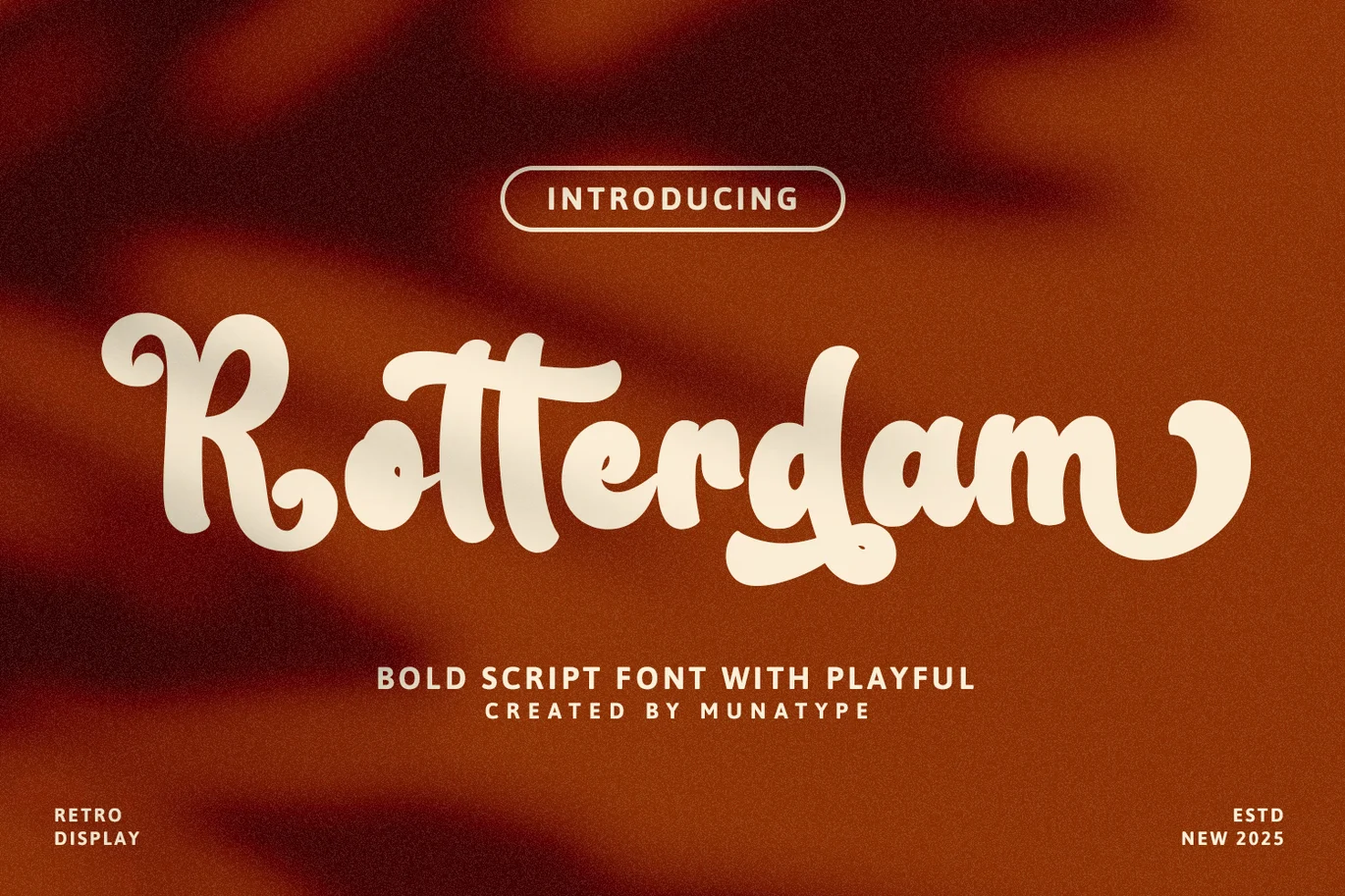 Rotterdam – Vintage Font font preview