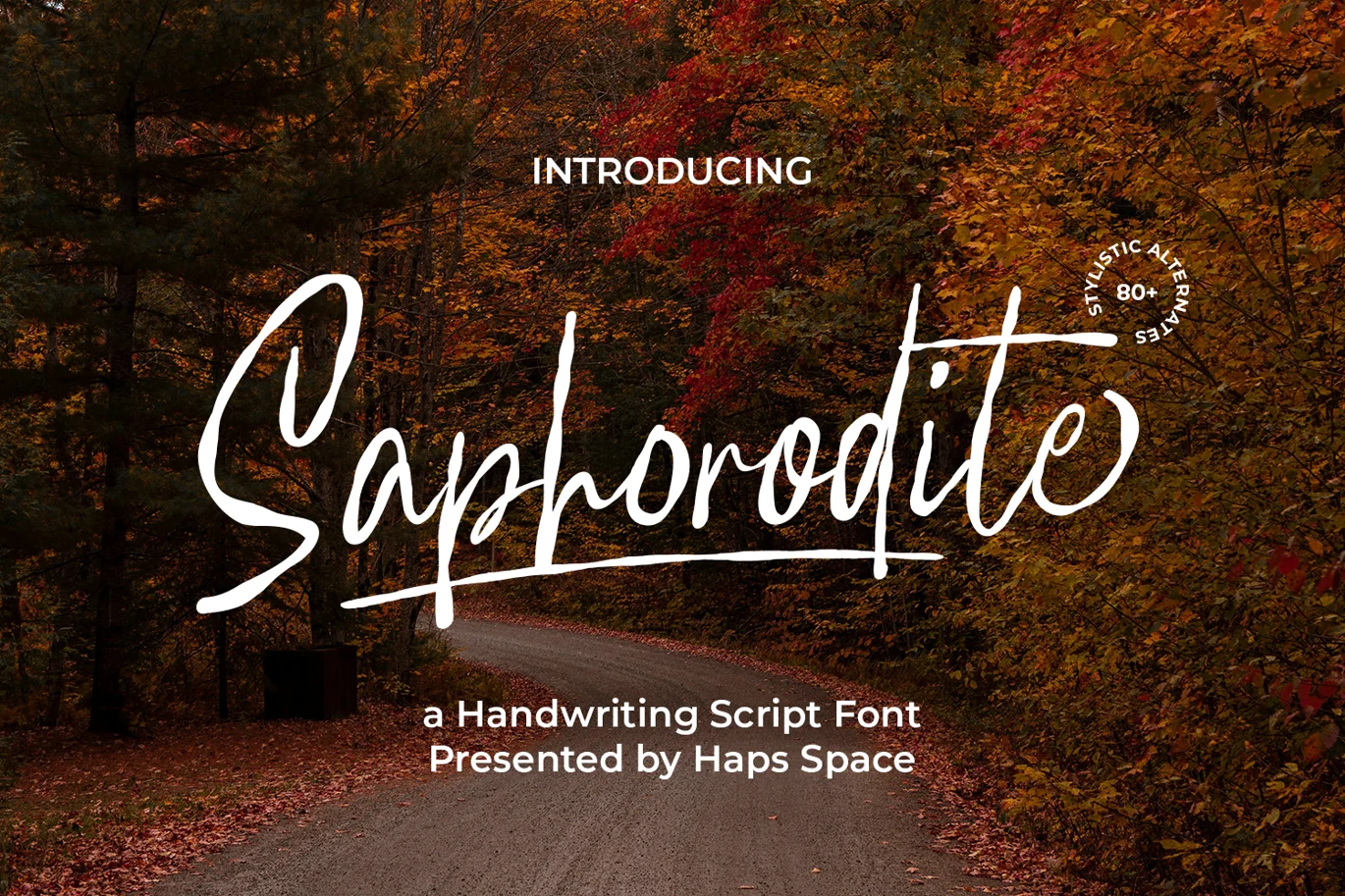 Saphorodite Handwriting Font font preview