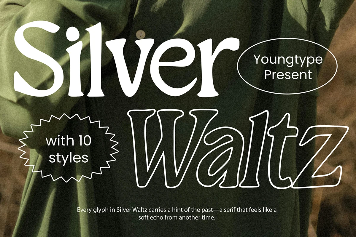 Silver Waltz Font font preview