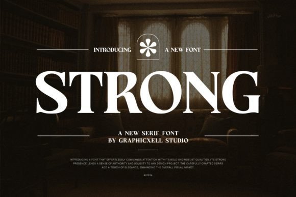 Strong Font font preview