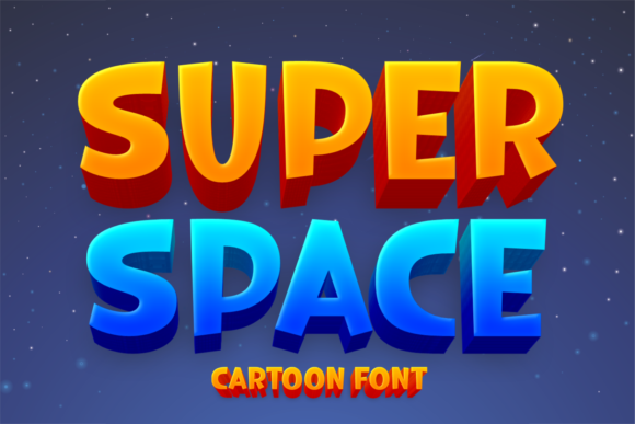 Super Space Font font preview