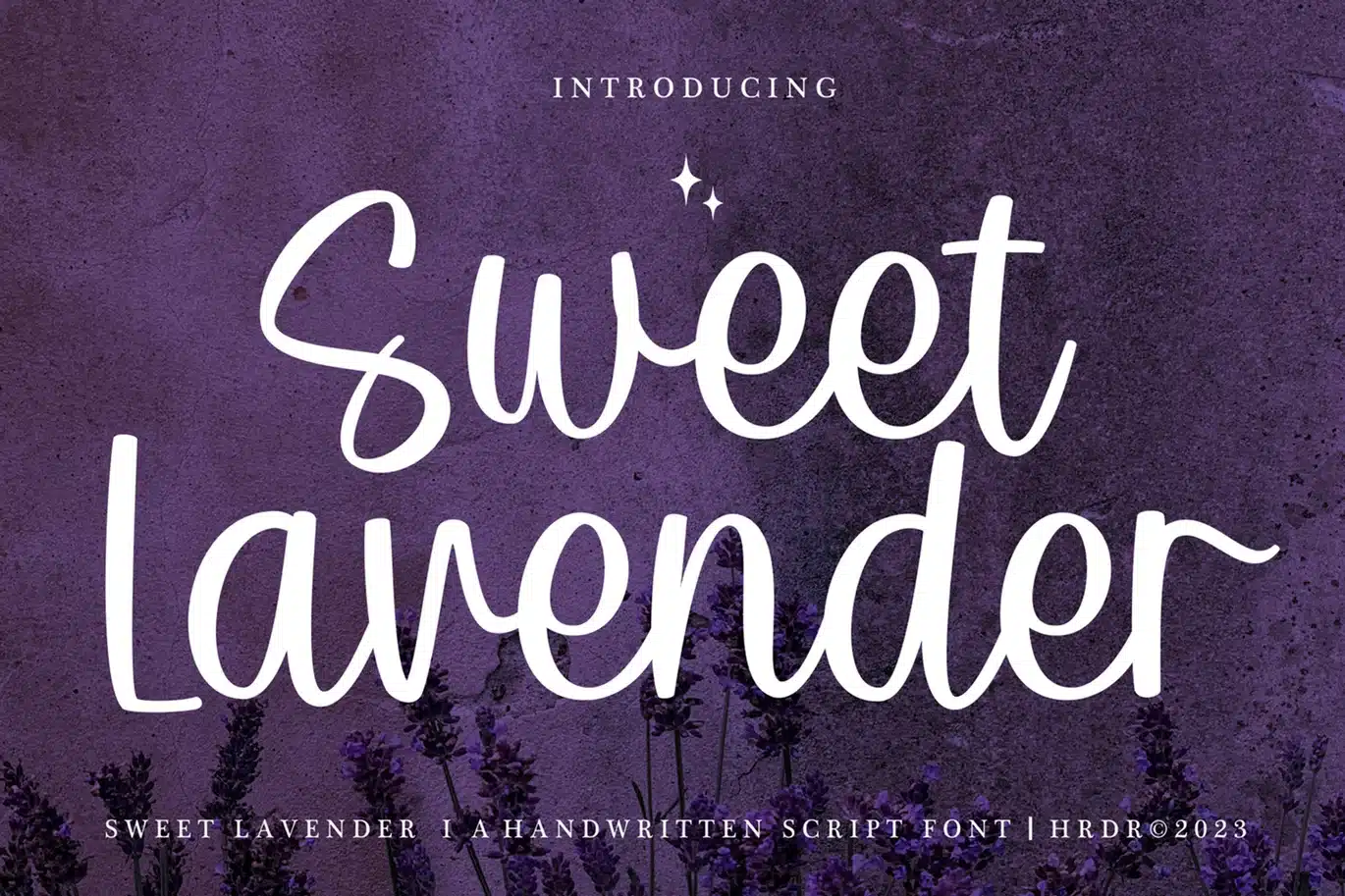 Sweet Lavender Font font preview