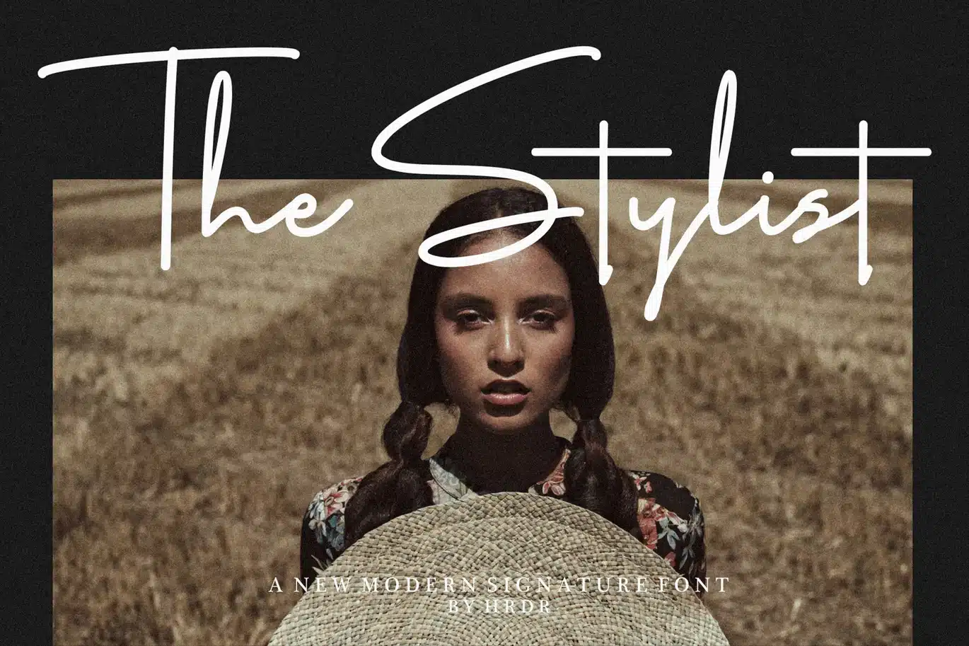 The Stylist | Modern Signature Font font preview