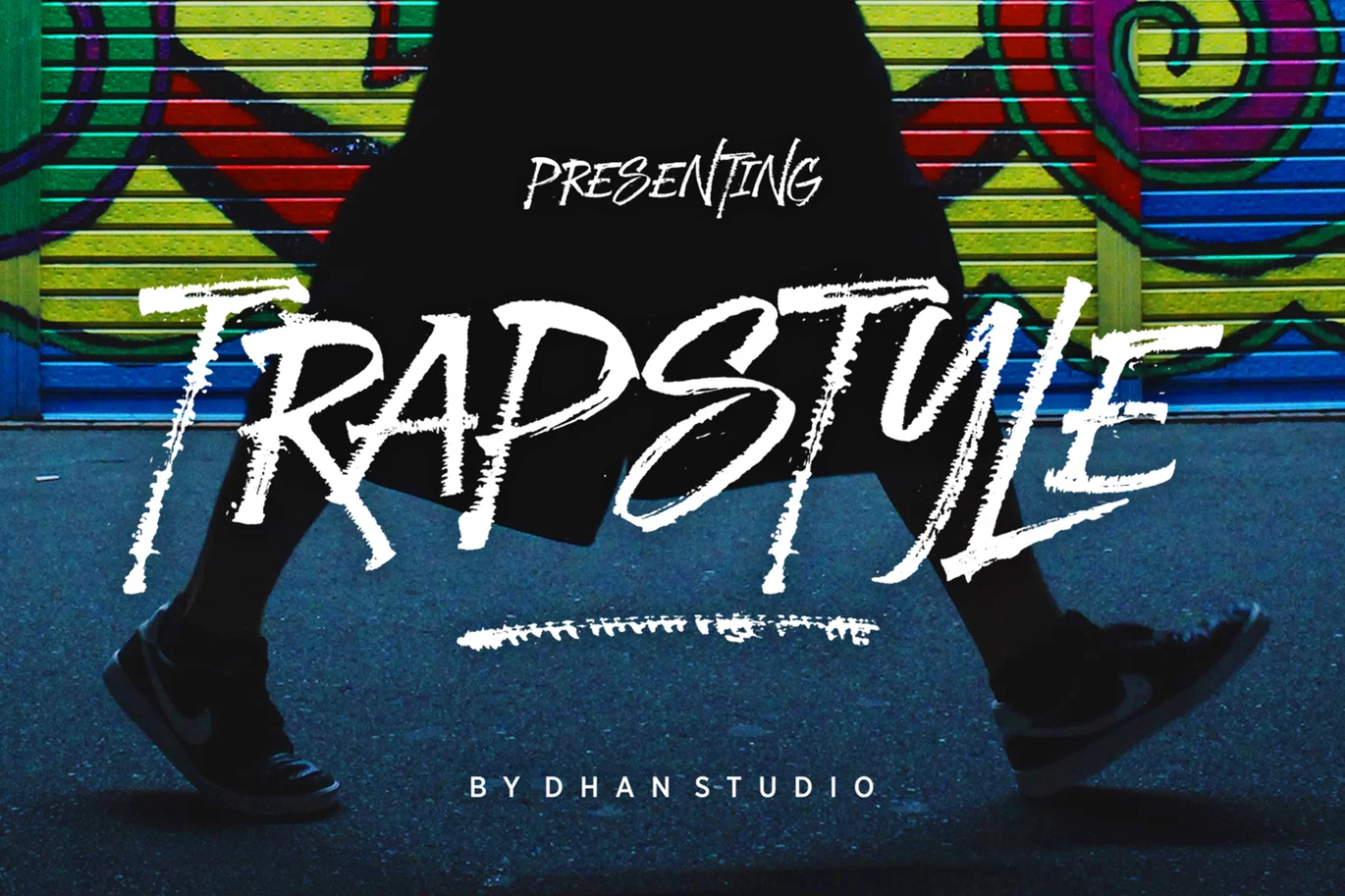 Trapstyle Typeface Font font preview