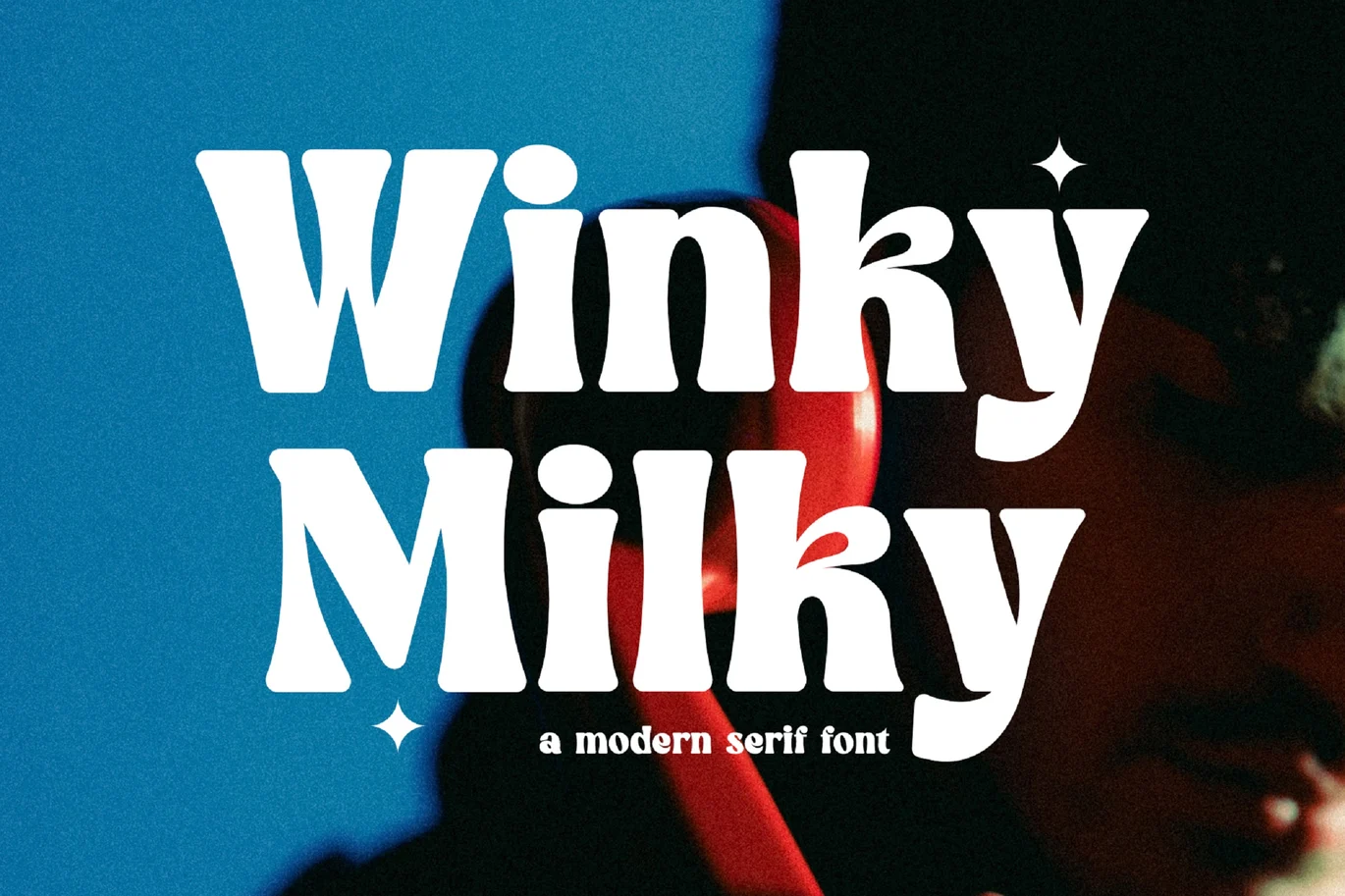 Winky Milky — Elegant Serif Font font preview