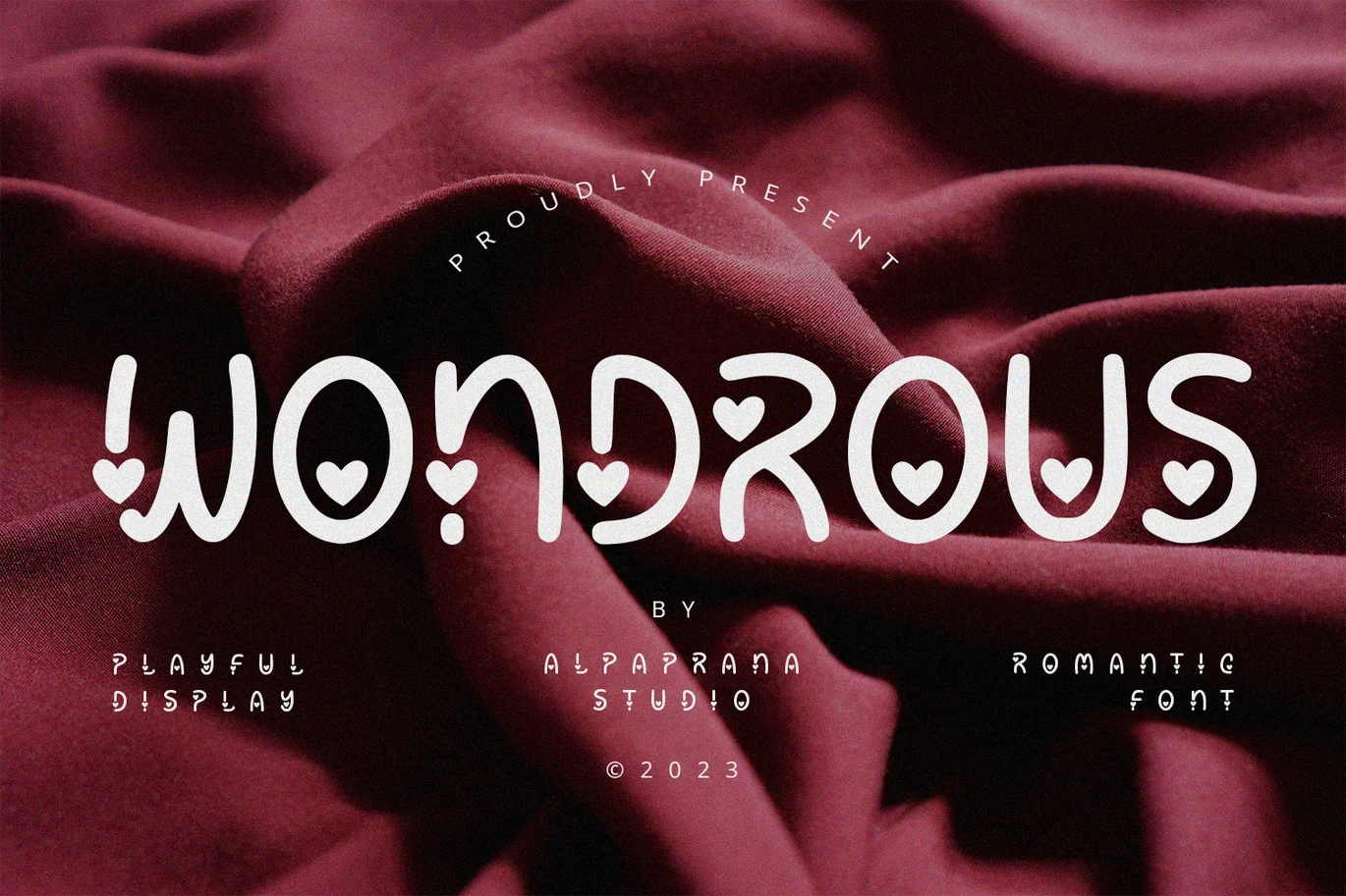 Wondrous Font font preview