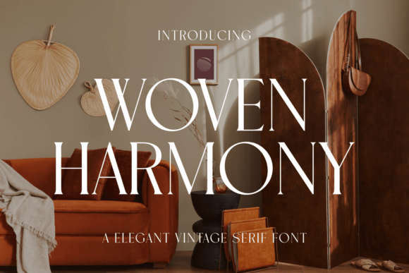 Woven Harmony Font font preview