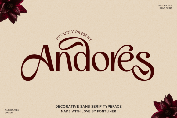 Andores Font font preview