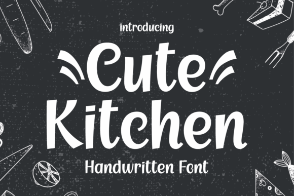 Cute Kitchen Font font preview