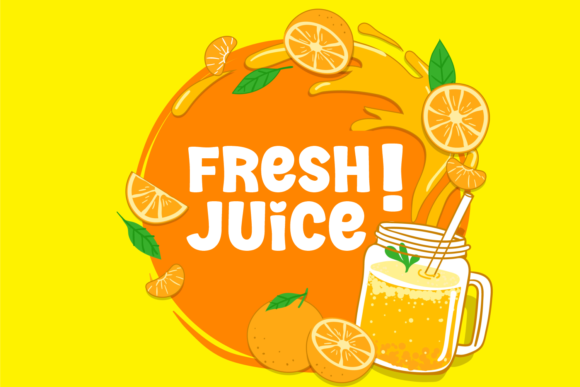 Fresh Juice Font font preview