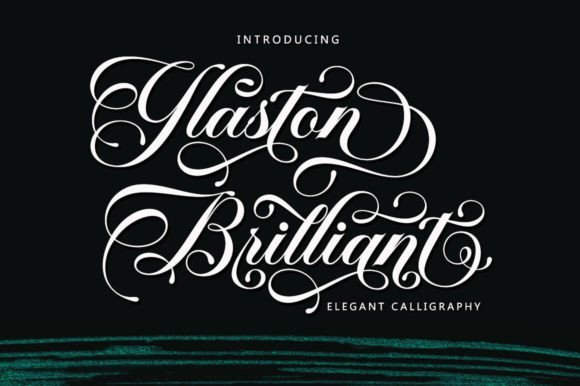 Glanston Brilliant Font font preview