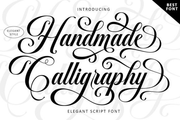 Handmade Calligraphy Font font preview
