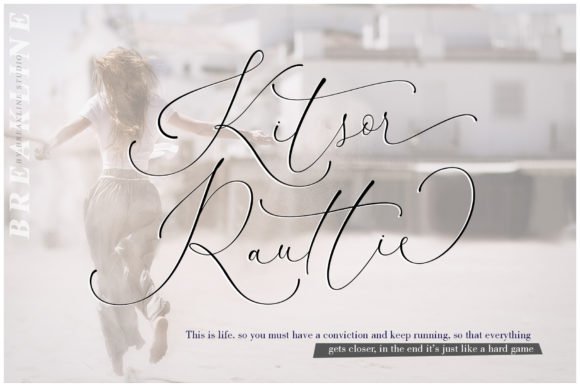 Kitsor Rauttie Font font preview