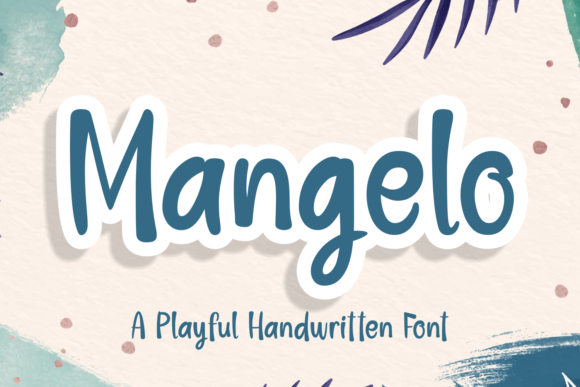 Mangelo Font font preview