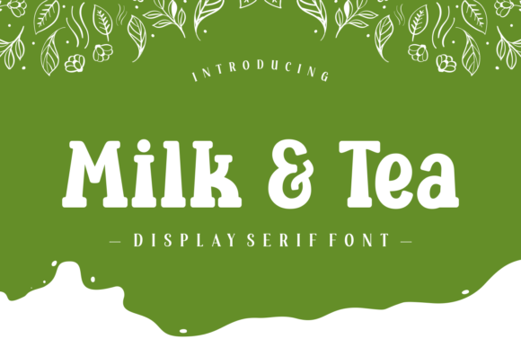 Milk & Tea Font font preview