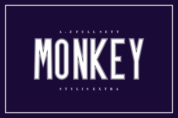Monkey Font font preview
