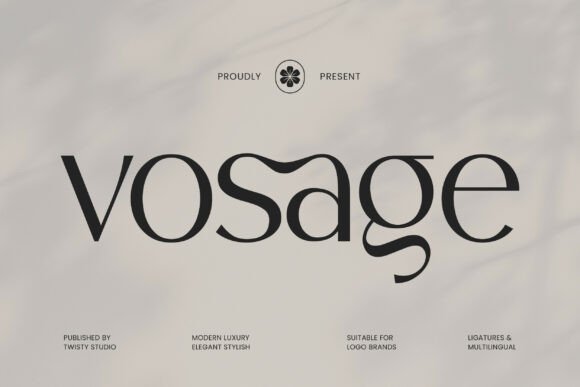 Vosage Font font preview